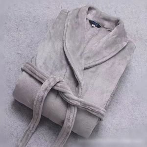 Camicia da Notte Termica Personalizzabile in Pile Corallo con Scollo a V e Chiusura con Coulisse, Modello <span class=keywords><strong>King</strong></span> of Nightgowns, Qualità Premium, Unisex, per Spa - Product Image 4