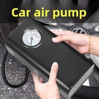 NOUVELLE Pompe à air sans fil rechargeable portable haute puissance avec manomètre de pression des pneus, matériau ABS, 120W pour voiture, vélo, moto
