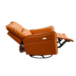 Sillón reclinable extensible de cuero sintético opcional eléctrico <span class=keywords><strong>Manual</strong></span> naranja Popular de estilo moderno para dormitorio - Product Image 4