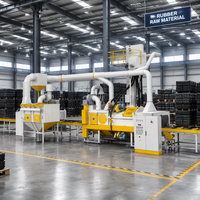 CE QH6921 Machine de sablage et de débavurage automatique à convoyeur à rouleaux pour tôles d'acier, poutres en H, et acier Mn13, haute performance