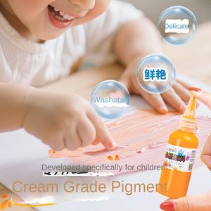 Lo Rini 24 colores Gouache pigmento lavable para lienzo para niños pintura de dedos bebé Graffiti 3ml capacidad para arte de jardín de infantes - Product Image 1