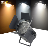 Projecteur Fresnel LED COB GEVV 100W 200W blanc chaud/froid DMX pour studio, télévision, cinéma, théâtre, concert, scène