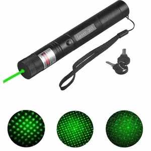 Linterna LED Láser de Plástico <span class=keywords><strong>303</strong></span>, Luz Roja y Verde de Cielo Estrellado, Recargable por <span class=keywords><strong>USB</strong></span>, Linterna de Largo Alcance y Alta Potencia - Product Image 5