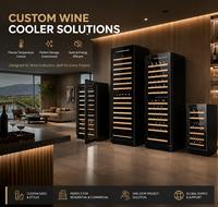 Système de rangement et de présentation de vin personnalisé en acier inoxydable pour hôtels, restaurants, bars et villas