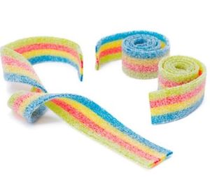 Tiras de Gomitas Recubiertas de Azúcar Arcoíris al <span class=keywords><strong>por</strong></span> <span class=keywords><strong>Mayor</strong></span> para Fiestas Infantiles, Regalos Festivos y Venta al <span class=keywords><strong>por</strong></span> Menor en Tiendas de Conveniencia, Dulces Frescos en Stock - Product Image 4