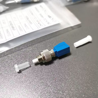 Adaptateur de convertisseur hybride LC UPC femelle vers FC UPC mâle Adaptateur de coupleur de compteur de puissance à fibre optique