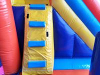 Structure gonflable sur le thème de l'espace avec toboggan sec, échelle pneumatique, château gonflable de sport, trampoline pour enfants, jouets d'activités