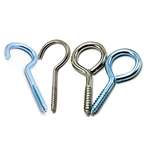 Gancio a occhi aperti <span class=keywords><strong>in</strong></span> acciaio zincato personalizzato viti a occhio per <span class=keywords><strong>gambe</strong></span> <span class=keywords><strong>in</strong></span> <span class=keywords><strong>legno</strong></span> autofilettanti - Product Image 6