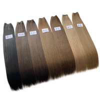 Extensions de cheveux Remy 12A de qualité supérieure en gros sous marque privée, mèches en vrac de cheveux vierges, extensions de cheveux humains Genius Weft
