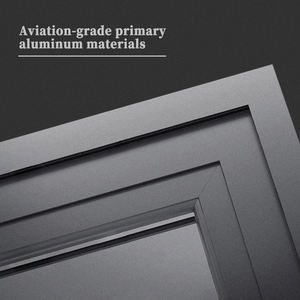 Ouragan Double verre isolation phonique ouverture horizontale vers l'intérieur tempête fenêtre à battant <span class=keywords><strong>en</strong></span> aluminium extérieur - Product Image 5