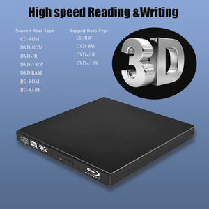 Unità Blu-Ray Esterna BD Compatibile 3D per Notebook e Desktop, Lettore Blu-Ray USB Universale Portatile Kangbao BD-Combo - Product Image 4