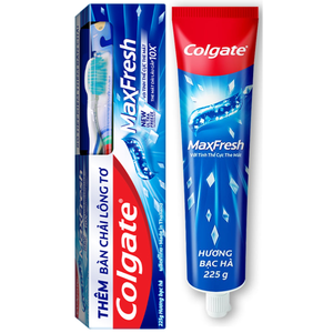 Pasta Dental Colgate MaxFresh Peppermint Ice 180g/225g, Refrescante, Blanqueadora, Suministro al por Mayor - Product Image 2