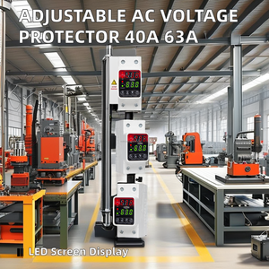2P Din-рейка 40A 63A, автоматический выключатель для защиты от пониженного напряжения, защита от перегрузки, стабилизатор напряжения для ПК - Product Image 6