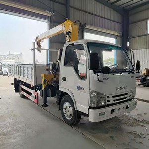 รถบรรทุกติดเครน ISUZU 100P มินิ 3.2 ตัน แบบบูมตรง ขับเคลื่อน 4x2 ระบบไฮดรอลิกแบบยืดหดได้ - Product Image 4