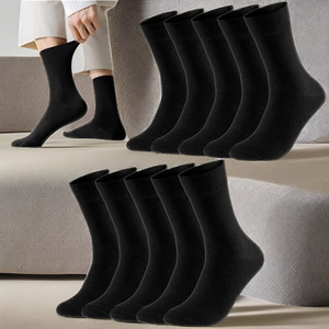 Thigh High Cotton Solid Casual Breathable Woven Spring Men's <b>Socks</b> <b>Black</b> White Luxury Wholesale - Product Image 2