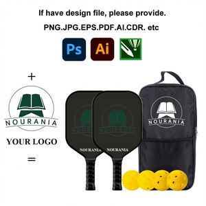 Sac de pickleball personnalisé en fibre de verre, ensemble de raquettes, léger, durable, balles en fibre de carbone, panneau en nid d'abeille - Product Image 2