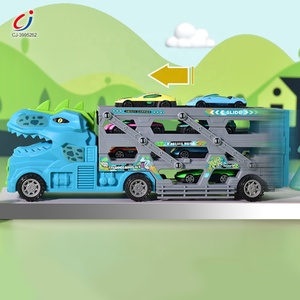 Chengji – voiture à friction coulissante, jouet pliable, lanceur de déformation, stockage, transport de dinosaures, <span class=keywords><strong>camion</strong></span> <span class=keywords><strong>transporteur</strong></span> - Product Image 3