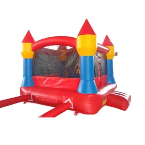 Château plein d'entrain gonflable de partie de maison de videur de saut commercial fait sur commande de PVC pour bébé avec le ventilateur et les kits de réparation - Product Image 6