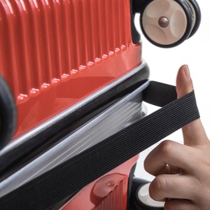 ราคาถูกสีทึบความยืดหยุ่นสูงยืด95% โพลีเอสเตอร์5% แปนเด็กซ์กระเป๋าเดินทางปก - Product Image 6