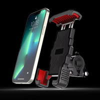 Support de téléphone portable anti-vibration à une touche ultra-stable de haute qualité pour motos et vélos