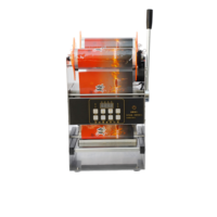 Machine de scellage de barquettes pour restaurants, boucheries, aliments cuisinés, aliments frais, viande, emballage rapide, barquettes de fruits et bols