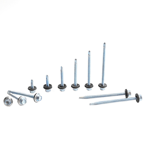 <span class=keywords><strong>Viti</strong></span> autoforanti a testa esagonale con rondella DIN7504K, zincate, con rondella in EPDM, M4.2-M6.3, metriche, in acciaio zincato, impermeabili per coperture - Product Image 4