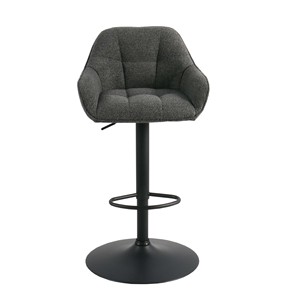 Tabouret <span class=keywords><strong>de</strong></span> <span class=keywords><strong>bar</strong></span> pivotant moderne <span class=keywords><strong>en</strong></span> <span class=keywords><strong>tissu</strong></span> <span class=keywords><strong>avec</strong></span> dossier et accoudoirs, réglable <span class=keywords><strong>en</strong></span> hauteur <span class=keywords><strong>avec</strong></span> vérin à gaz, pour îlot <span class=keywords><strong>de</strong></span> cuisine, café, comptoir - Product Image 2
