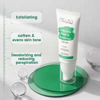 Crème Déodorante Blanchissante pour les Aisselles Marque Blanche 35g 3% Niacinamide Hydroxyde de Magnésium Unifie le Teint Parfum Floral