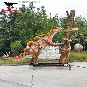 Good quality animatronic wuerhosaurus dinosaur model in jurassic dino park