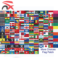 Ventes en gros de patchs tactiques brodés personnalisés de haute qualité avec le drapeau national du Kenya pour les vêtements, les chapeaux, les sacs et les décorations