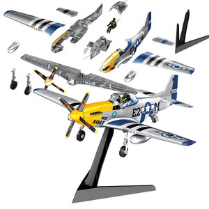 Kit de Modélisme en Plastique 1/48 <span class=keywords><strong>Avion</strong></span> de Chasse P-51 Mustang de la Seconde Guerre Mondiale, Collection d'Avions de l'Aviation Nord-Américaine - Product Image 1