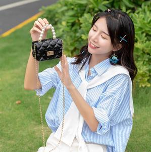 Women Fashion PVC Handbag Chain Jelly Bag Shoulder Bag for girls - Product Image 2