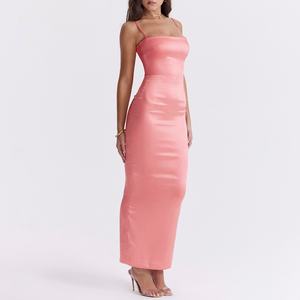 Vestido Maxi Color Durazno Brillante, Tendencia de Moda Vibrante, Vestidos Versátiles de Día y de Noche - Product Image 5