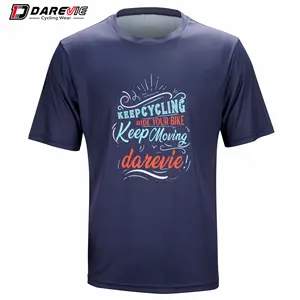 Darevie 뜨거운 판매 남성 짧은 소매 사이클링 저지 자전거 셔츠 느슨한 핏 MTB 자전거 저지 수분 위킹 사이클링 티셔츠