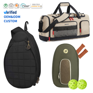 Bolsa de Tenis Negra, <span class=keywords><strong>Mochila</strong></span> de Transporte con Correa Transpirable, Cierres Vintage, <span class=keywords><strong>Mochila</strong></span> de Tenis, Sac de Raquette de Tennis - Product Image 2