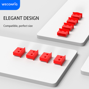 Cổng <span class=keywords><strong>USB</strong></span> bụi cắm nắp bảo vệ, 1000 cái/gói, trắng & cam & Đỏ & Xanh & đen & trong suốt - Product Image 2