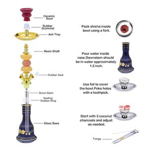 Expédition rapide transfrontalière d'accessoires de traitement de petits lots de narguilé arabe complet shisha 1-4 tuyaux bar KTV BAR - Product Image 5