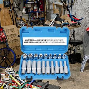 19pcs <strong>Star</strong>-shaped Rice-shaped Six-flower Inner Lengthened Pullover Hexagonal Plum <strong>Key</strong> Suit Auto Repair <strong>Tool</strong> Socket <strong>Set</strong> - Product Image 4