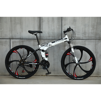 VTT pour homme, modèle Firefox, 21 pouces, 26 pouces en une seule pièce, vélo pliable, 20 pouces, vitesses, alliage, frein à arête de poisson, vélo pliable portable