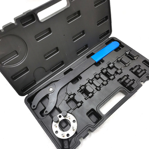 Kit d'outils de blocage de distribution 22 pièces pour Audi, SEAT, Skoda, Volkswagen VAG (avec clé de pignon, <span class=keywords><strong>poulie</strong></span> et support d'<span class=keywords><strong>arbre</strong></span> à cames) - Product Image 4