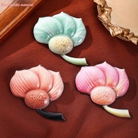 Nouvelle broche lotus de style chinois, peinte à la main, épingle en forme de graine de lotus, décoration florale traditionnelle pour Hanfu et Cheongsam, corsage unisexe en zinc