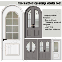 Porte de chambre luxueuse, porte intérieure en bois, étanche, insonorisée, résistante à l'humidité, pour villas et résidences