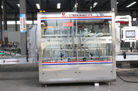 2025 entièrement automatique 500ML 1L 5L détergent à lessive bouteille remplissage capsulage étiquetage ligne de production ligne d'embouteillage