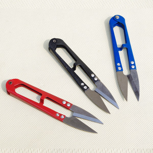 Ciseaux de pêche à la ligne en métal, outils de pêche manuels pour l'extérieur, rouge, noir, bleu, couleur aléatoire - Product Image 1