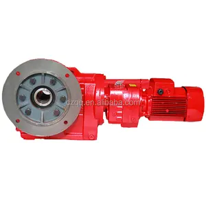 K series Kaf77 spiral bevel gear reducer motor Kaf107 horizontal gearbox permukaan gigi keras K77 helical reducer