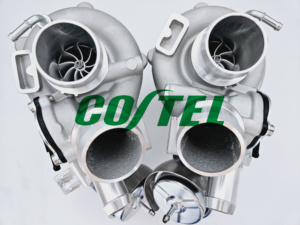 เทอร์โบชาร์จเจอร์ F150อัปเกรด3.5L F-150สำหรับ EcoBoost ระยะ2 41มม. ซูเปอร์คอร์1คู่550HP CL3Z-6K682-C CL3Z-6K682-D 2011-2012 - Product Image 3