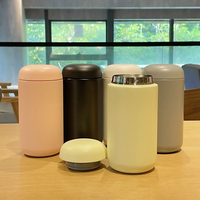 Mini tasse à café portable isolée sous vide en acier inoxydable de 14oz avec logo personnalisé bouteille d'eau avec passoire à thé cadeau de Noël