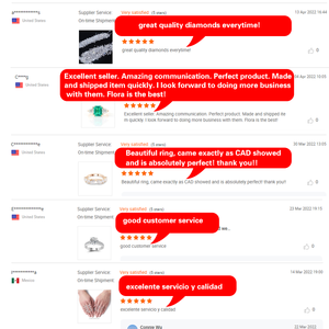 Circonia cúbica 9A para anillos, joyería personalizable, tamaño completo, <span class=keywords><strong>2022</strong></span> - Product Image 5