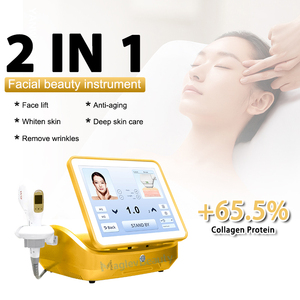 Appareil HIFU non invasif à double poignée avec sondes de 1,5/3,0/4,5 mm, dispositif de remodelage du contour du visage, réduction du double menton, raffermissement de la peau - Product Image 3