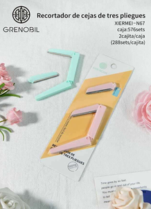 Tondeuse à sourcils Grenobil X 576, design compact bicolore pour une mise en forme précise des sourcils - Product Image 3